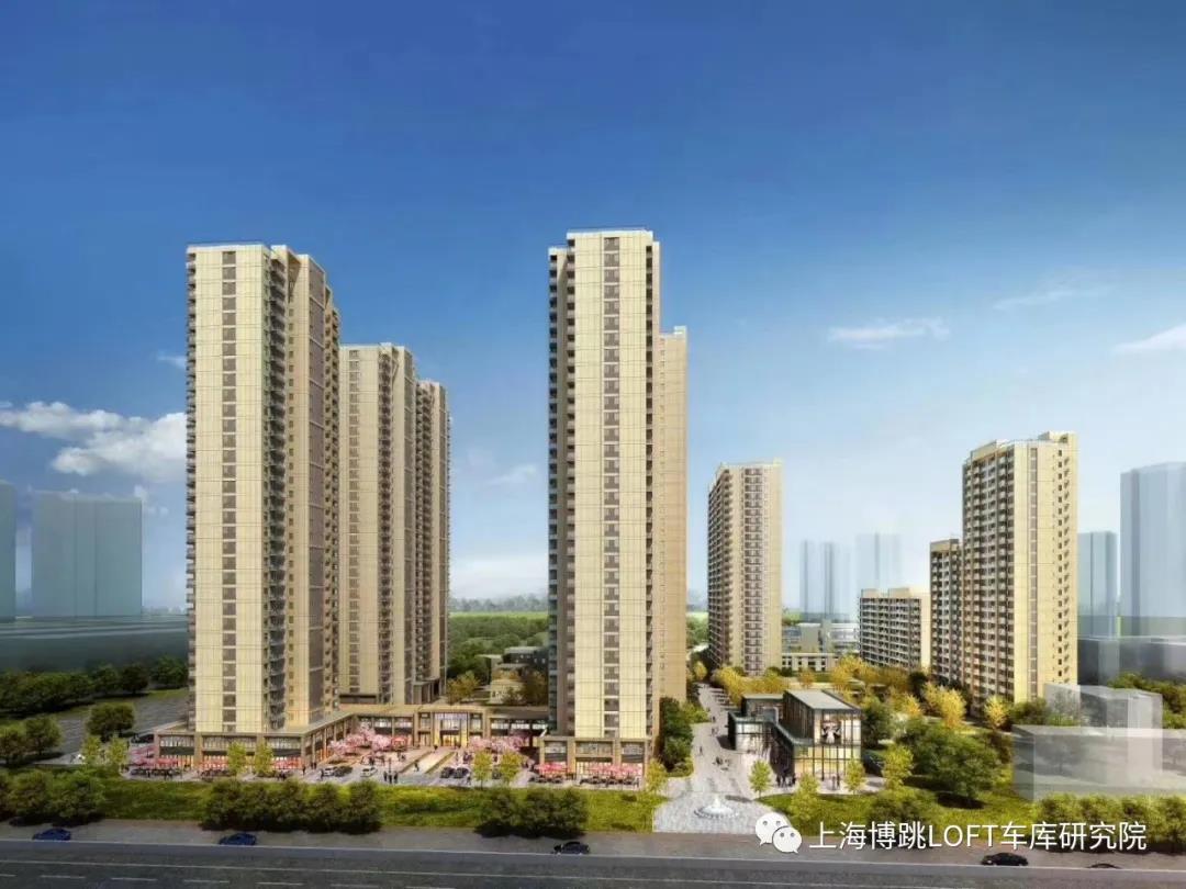 哈尔滨采用了LOFT车库武汉当代集团春风十里项目现已结构封顶！